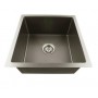 Aqu Dark Grey Handmade Single Bowl Kitchen Sink 440*440*205 Aqu Dark Grey Handmade Single Bowl Kitchen Sink 440*440*205